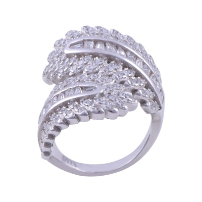 nusnus - Women 925 Sterling Silver Ring (ZRK 2160) 6.8 gr