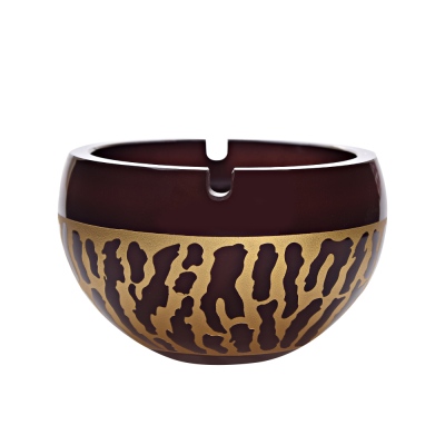 CAMHARE - Camhare Leopard Gold Ashtray 13425