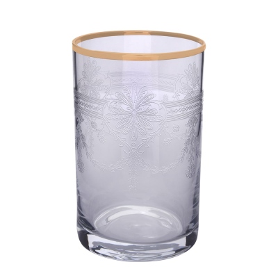 Decorium - Decorium Kahve Yanı Su Bardağı 6'lı Tumbler Elit 01 Altın