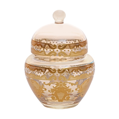 Decorium - Decorium Sugar Bowl Amber Gold GD05