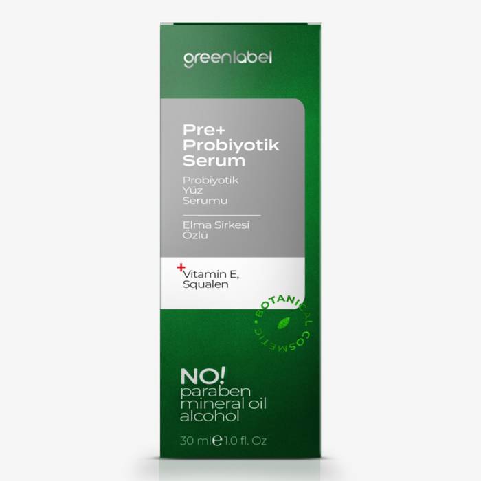 Greenlabel Pre+Probiyotik Anti Aging Yaşlanma Karşıtı Serum 30 ml