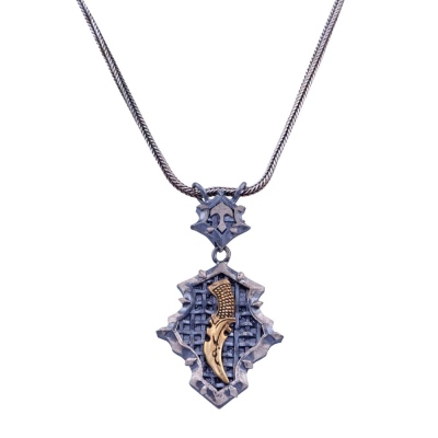 nusnus - 925 Sterling Silver Necklace with Dagger Motif