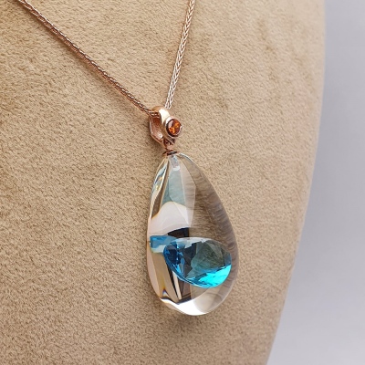 IceNus445 Zircon Necklace - Thumbnail