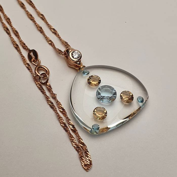 IceNus468 Zircon Necklace