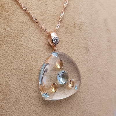 IceNus468 Zircon Necklace - Thumbnail