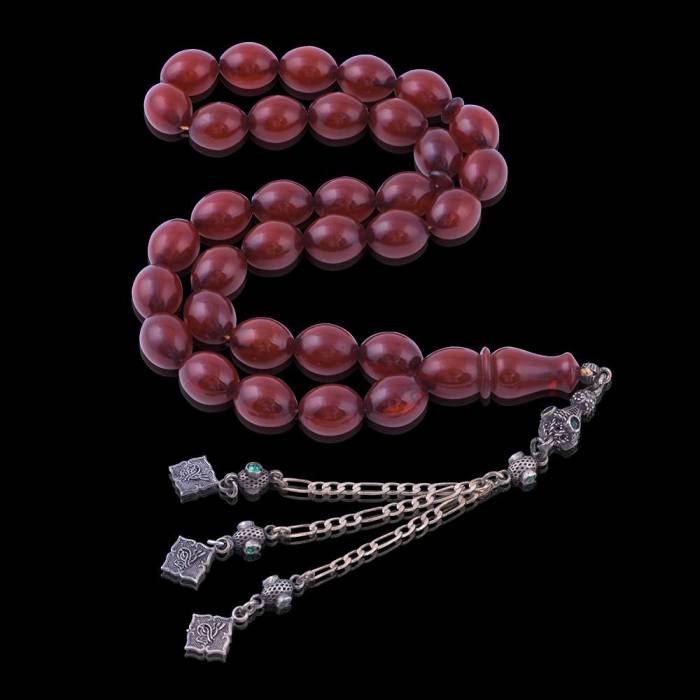 Katalin Barley Cut Rosary Ottoman Tugra Tasseled TBU 47