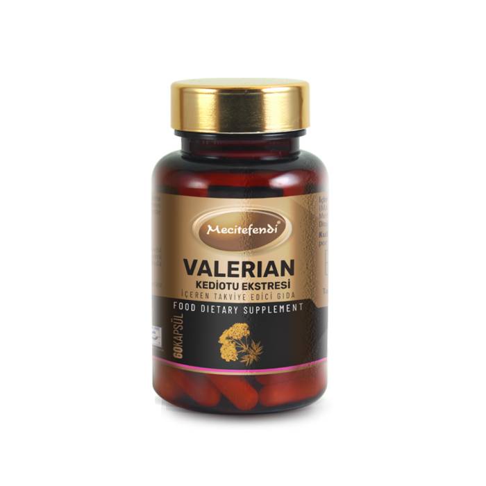 Food Supplement Containing Mecitefendi Valerian Valerian Extract (60 CAPSULES*590MG)