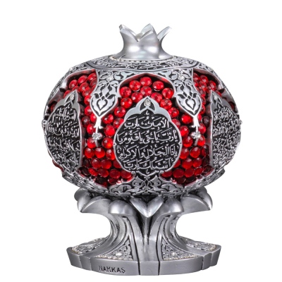 Nakkaş Boytu - Nakkas Pomegranate Boytu (Medium Size | Silver | Blessing ~ Ant Prayer)