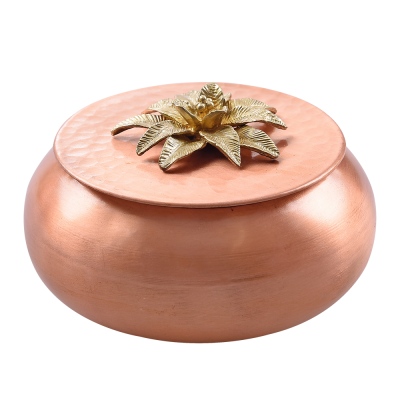 nusnus - Nusnus Copper Cut Rose Sugar Bowl Rose Gold No 3