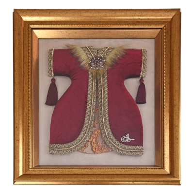 nusnus - Nusnus Kaftan Frame Claret Red 48*58 cm