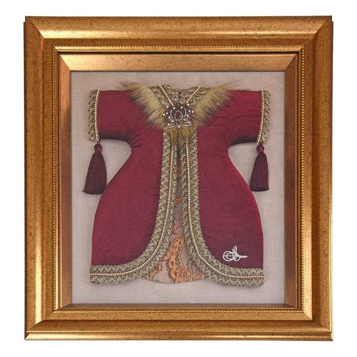 Nusnus Kaftan Frame Claret Red 48*58 cm