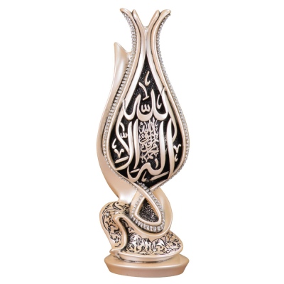 Nakkaş Boytu - Nakkas Elegant Tulip Tawhid Boytu (Medium Size | Mother of Pearl)